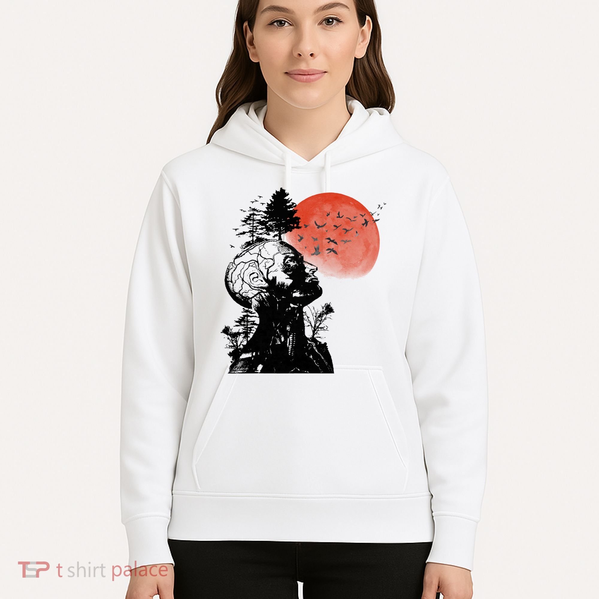 Hangover Human Tree Graphic Hoodie