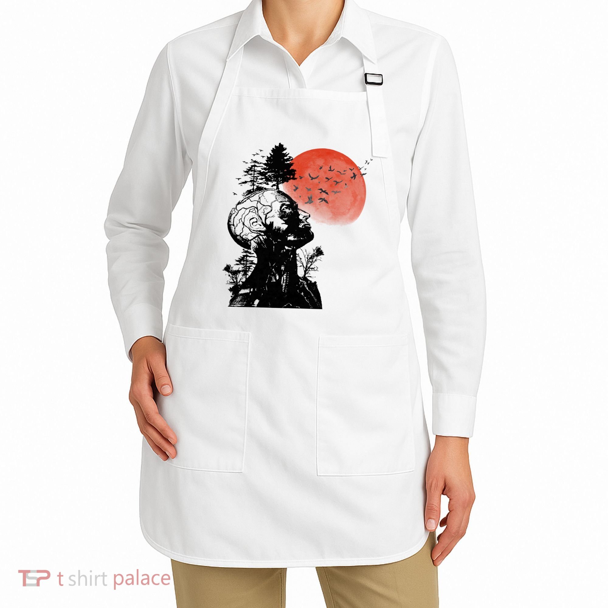 Hangover Human Tree Graphic Apron