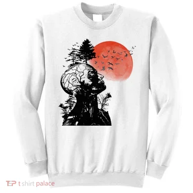 Hangover Human Tree Graphic Sweatshirt