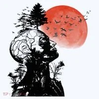 Hangover Human Tree Graphic Button thumb 1