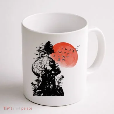 Hangover Human Tree Graphic Coffee Mug back