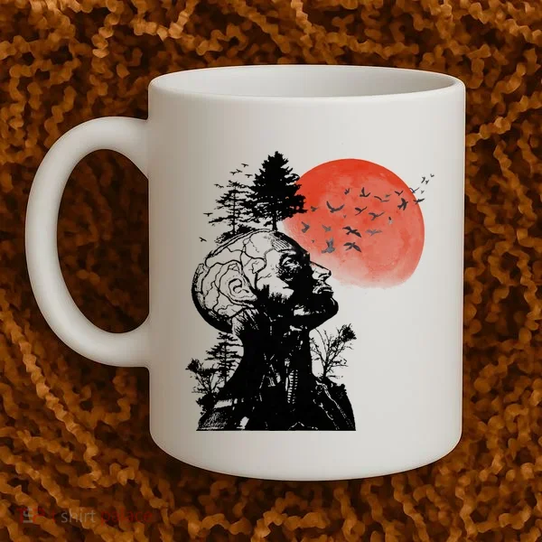 Hangover Human Tree Graphic Coffee Mug