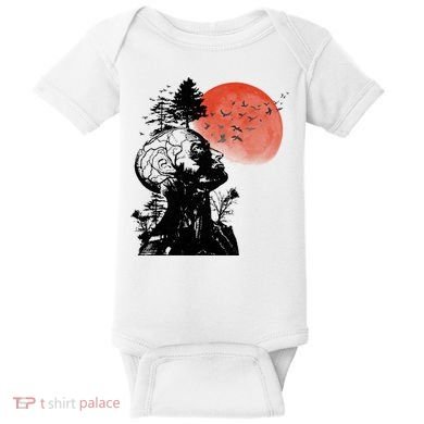 Hangover Human Tree Graphic Baby Bodysuit