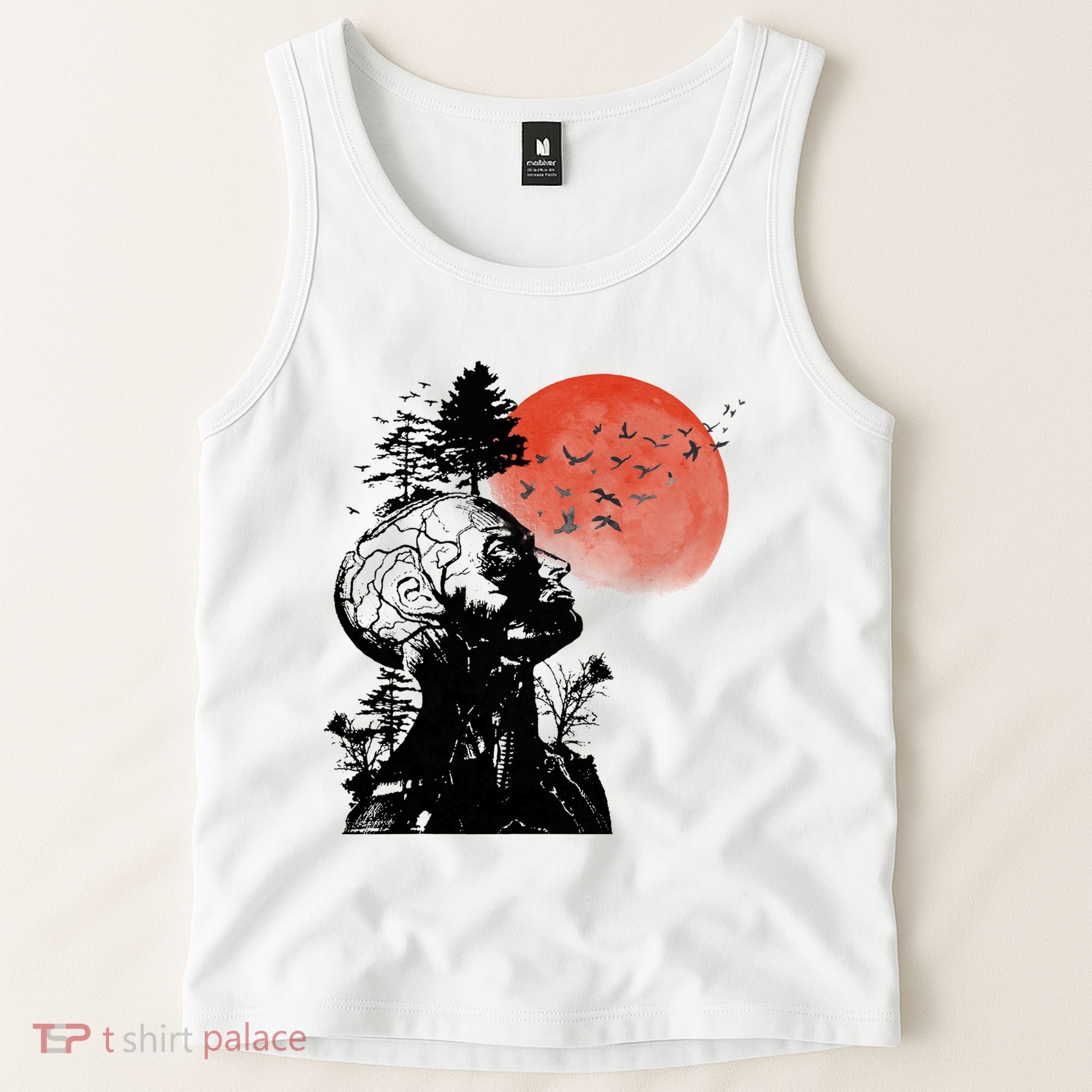 Hangover Human Tree Graphic Tank Top