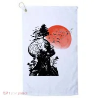 Hangover Human Tree Graphic Golf Towel thumb 0