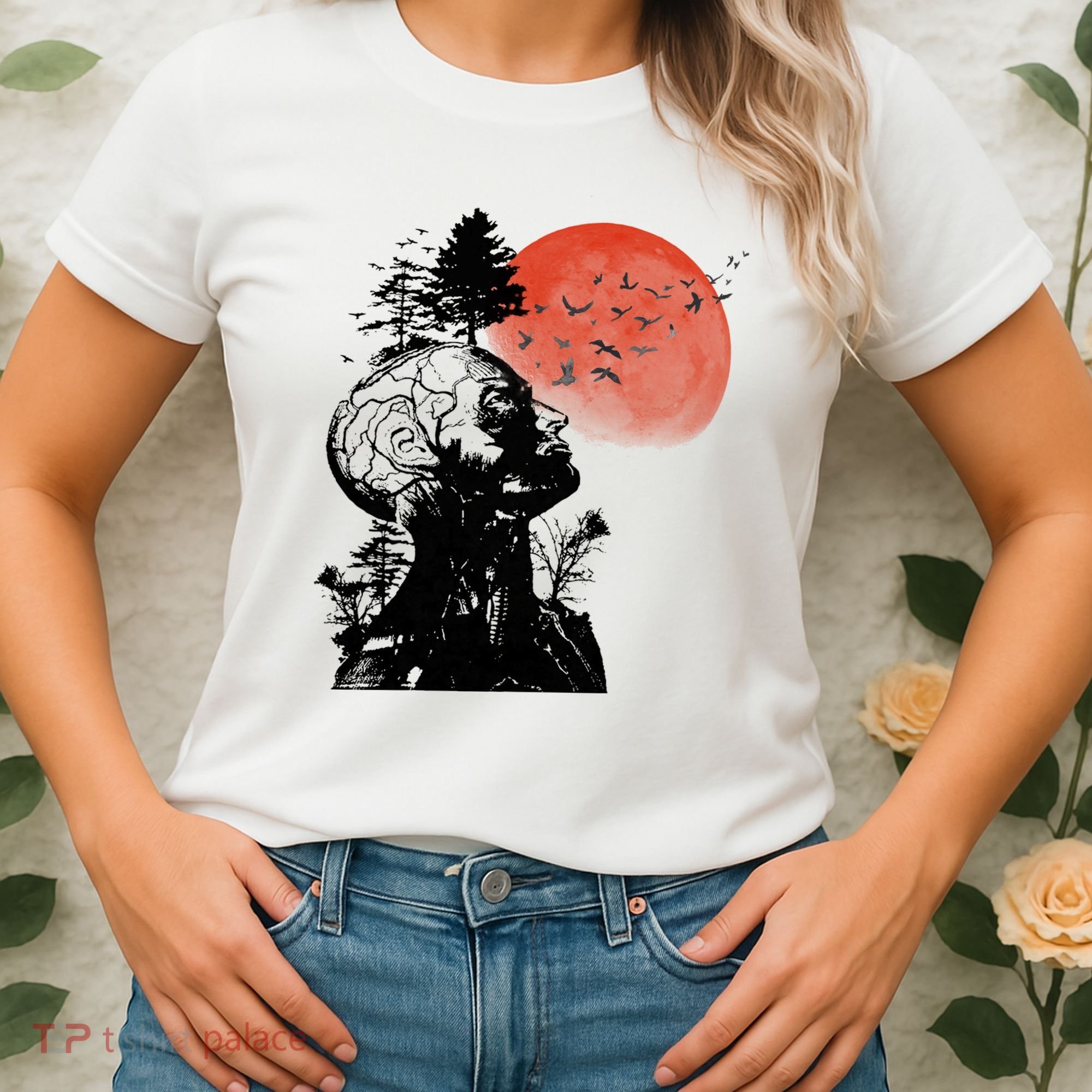 Hangover Human Tree Graphic Women's T-Shirt