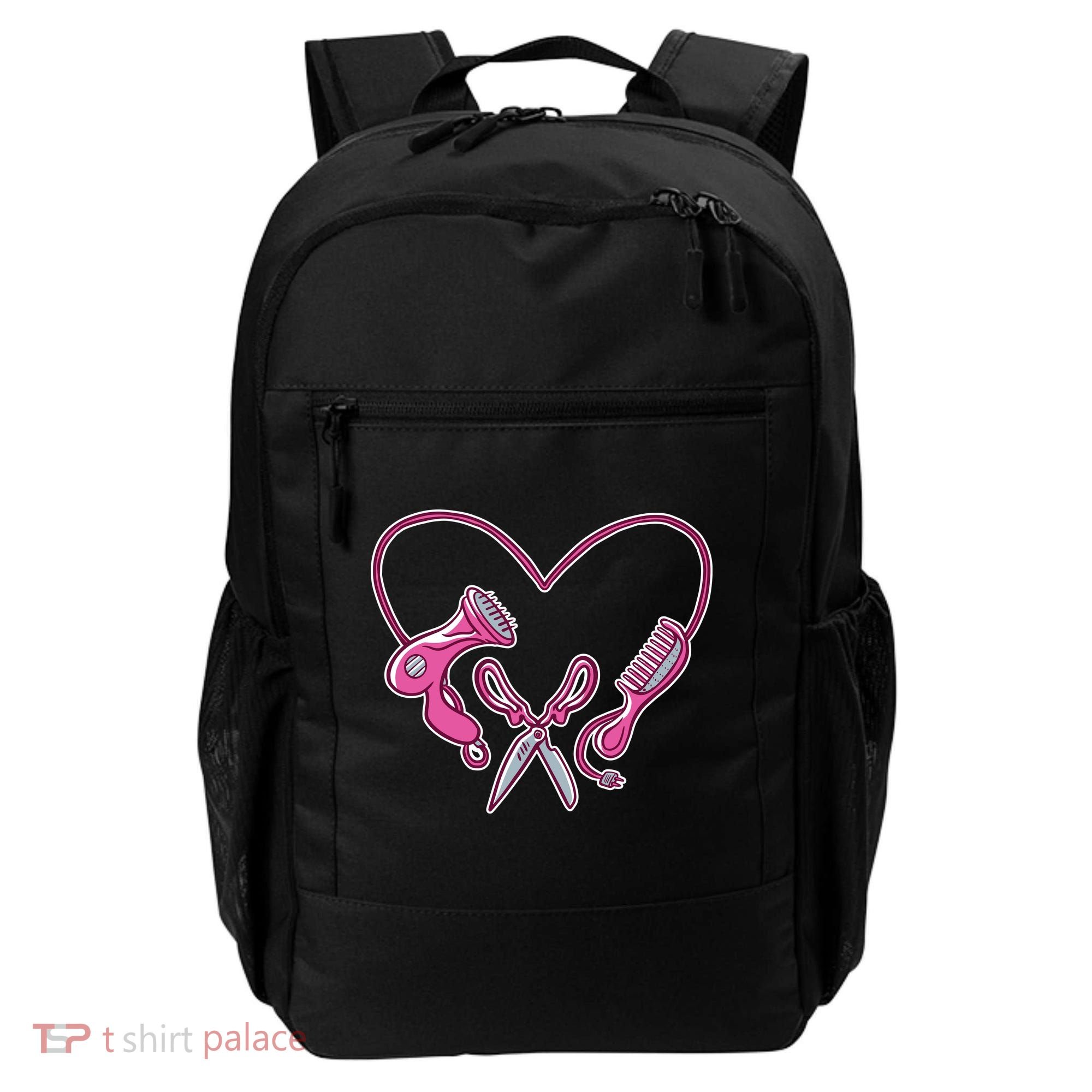 Hairdresser Heart Tools Backpack