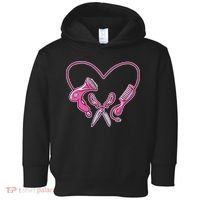 Hairdresser Heart Tools Toddler Hoodie thumb 0