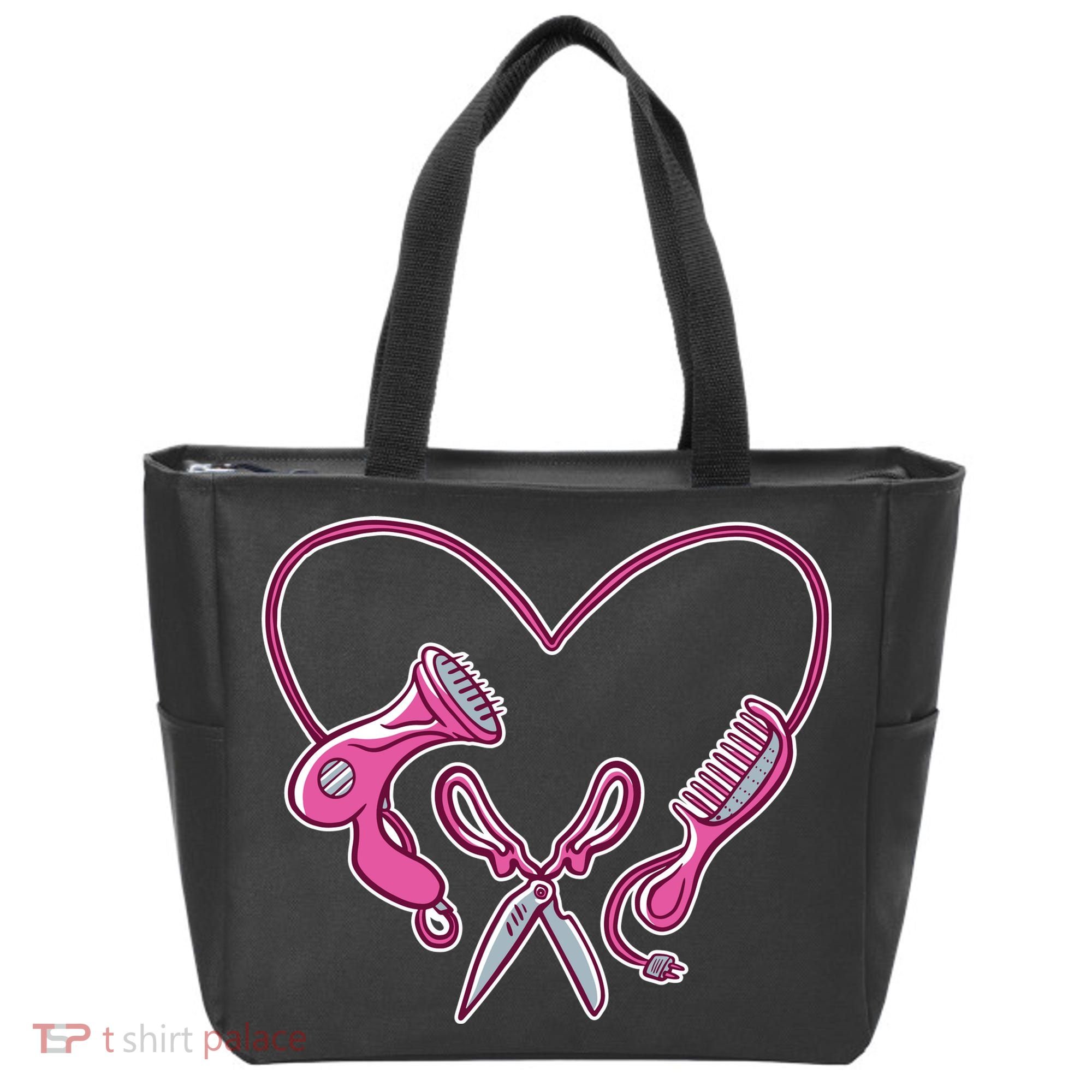 Hairdresser Heart Tools Tote Bag