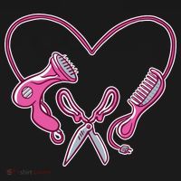 Hairdresser Heart Tools Tote Bag thumb 4