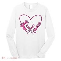 Hairdresser Heart Tools Long Sleeve Shirt thumb 0