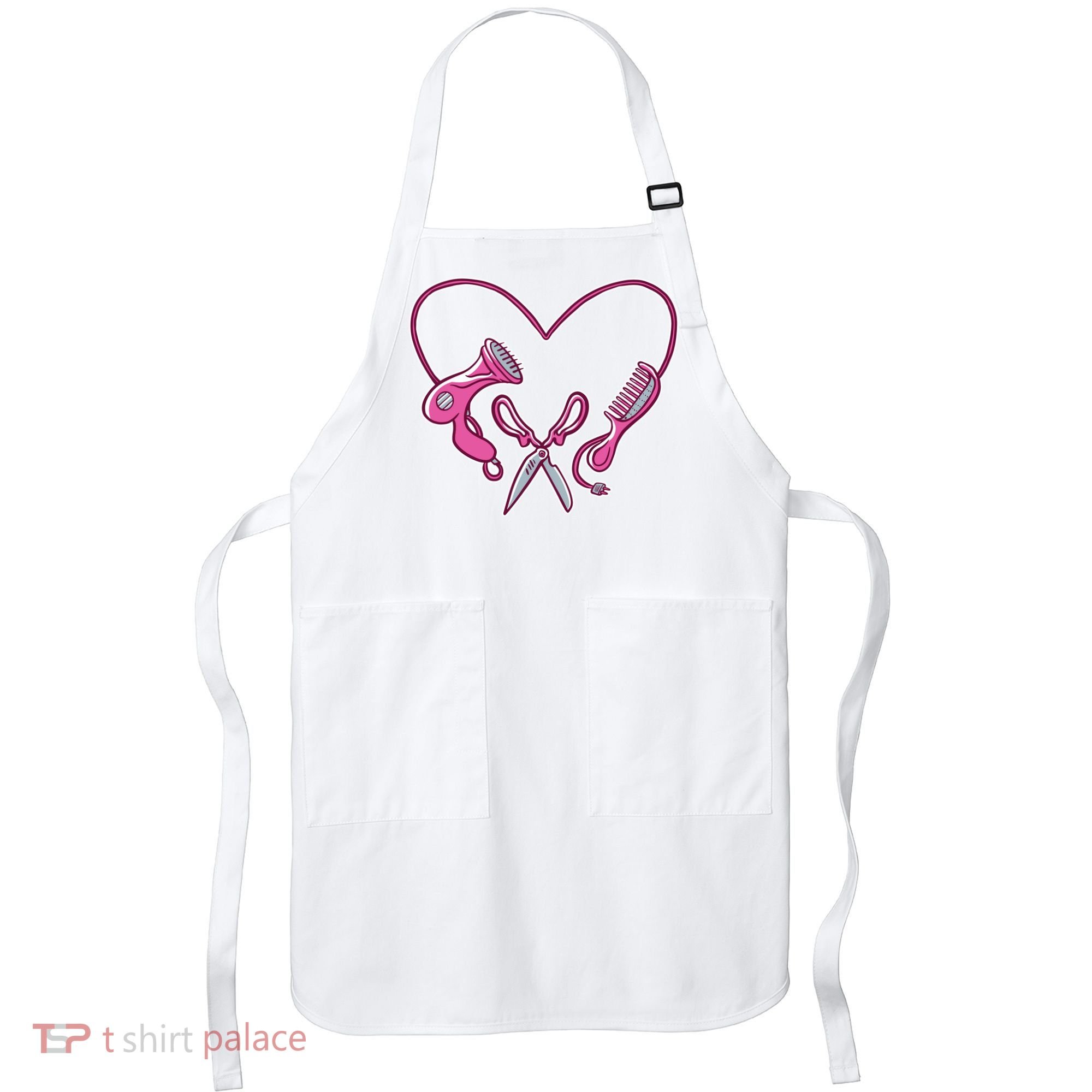 Hairdresser Heart Tools Apron