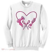 Hairdresser Heart Tools Sweatshirt thumb 0