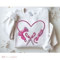 Hairdresser Heart Tools Sweatshirt thumb 2
