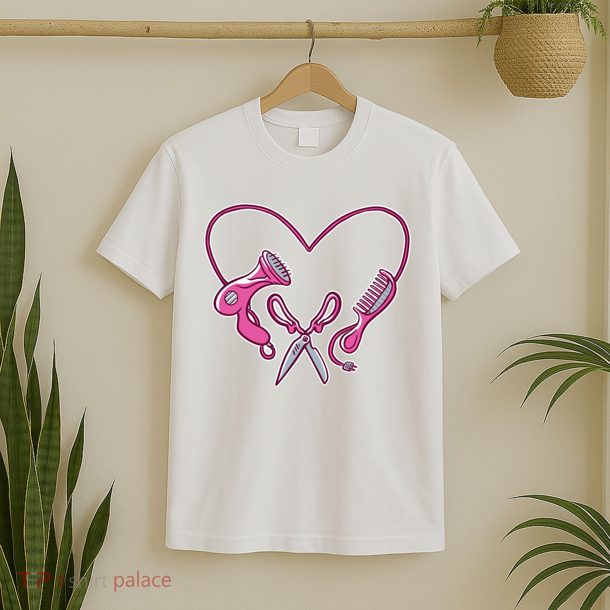 Hairdresser Heart Tools T-Shirt