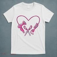 Hairdresser Heart Tools T-Shirt thumb 5