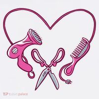 Hairdresser Heart Tools T-Shirt thumb 7