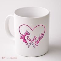 Hairdresser Heart Tools Coffee Mug thumb 0