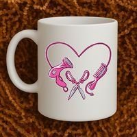 Hairdresser Heart Tools Coffee Mug thumb 2