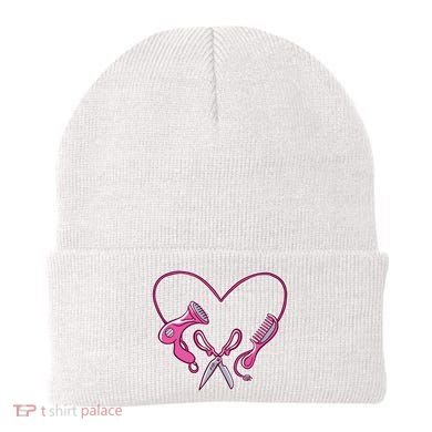 Hairdresser Heart Tools Beanie