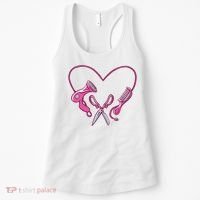 Hairdresser Heart Tools Women's Tank Top thumb 0