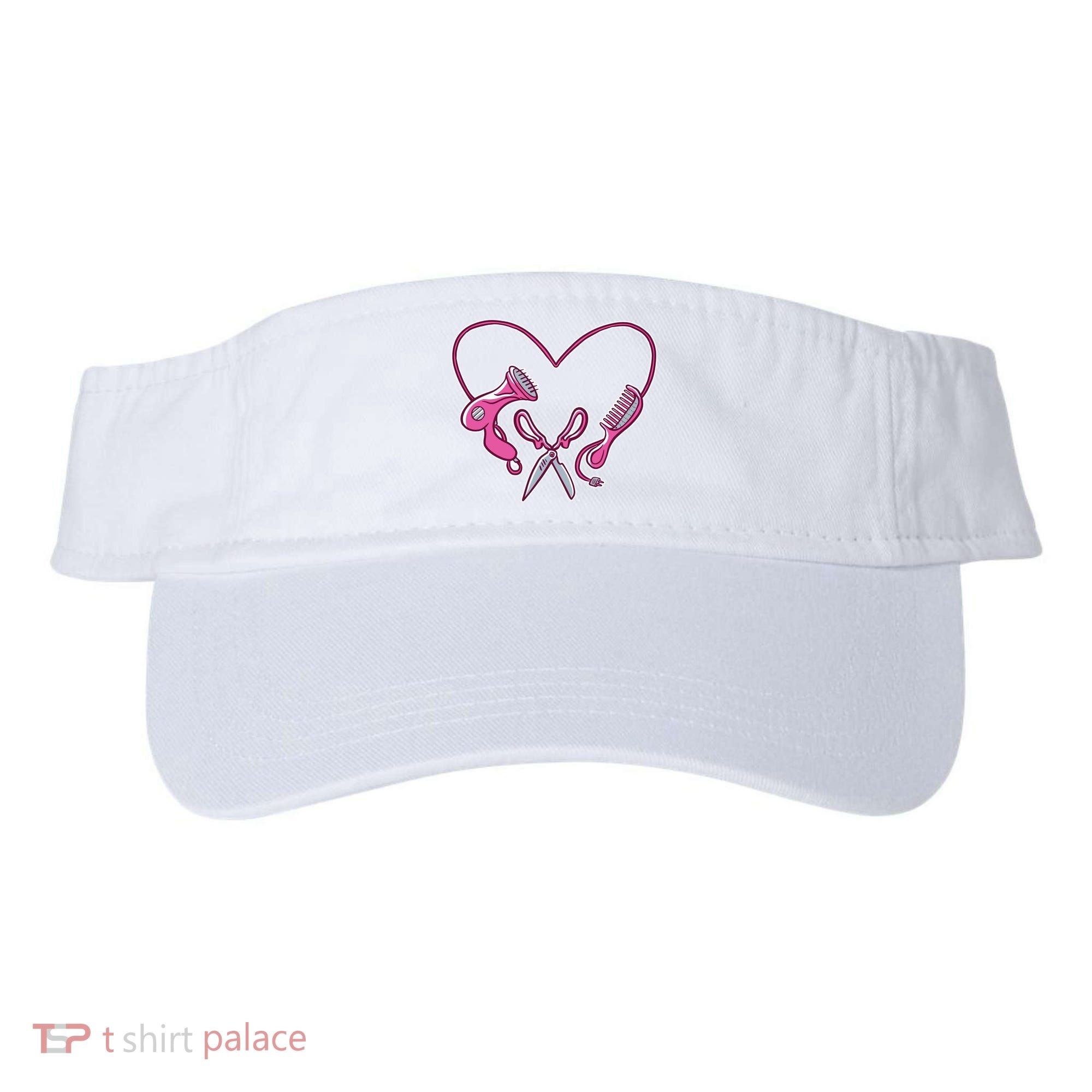 Hairdresser Heart Tools Visor