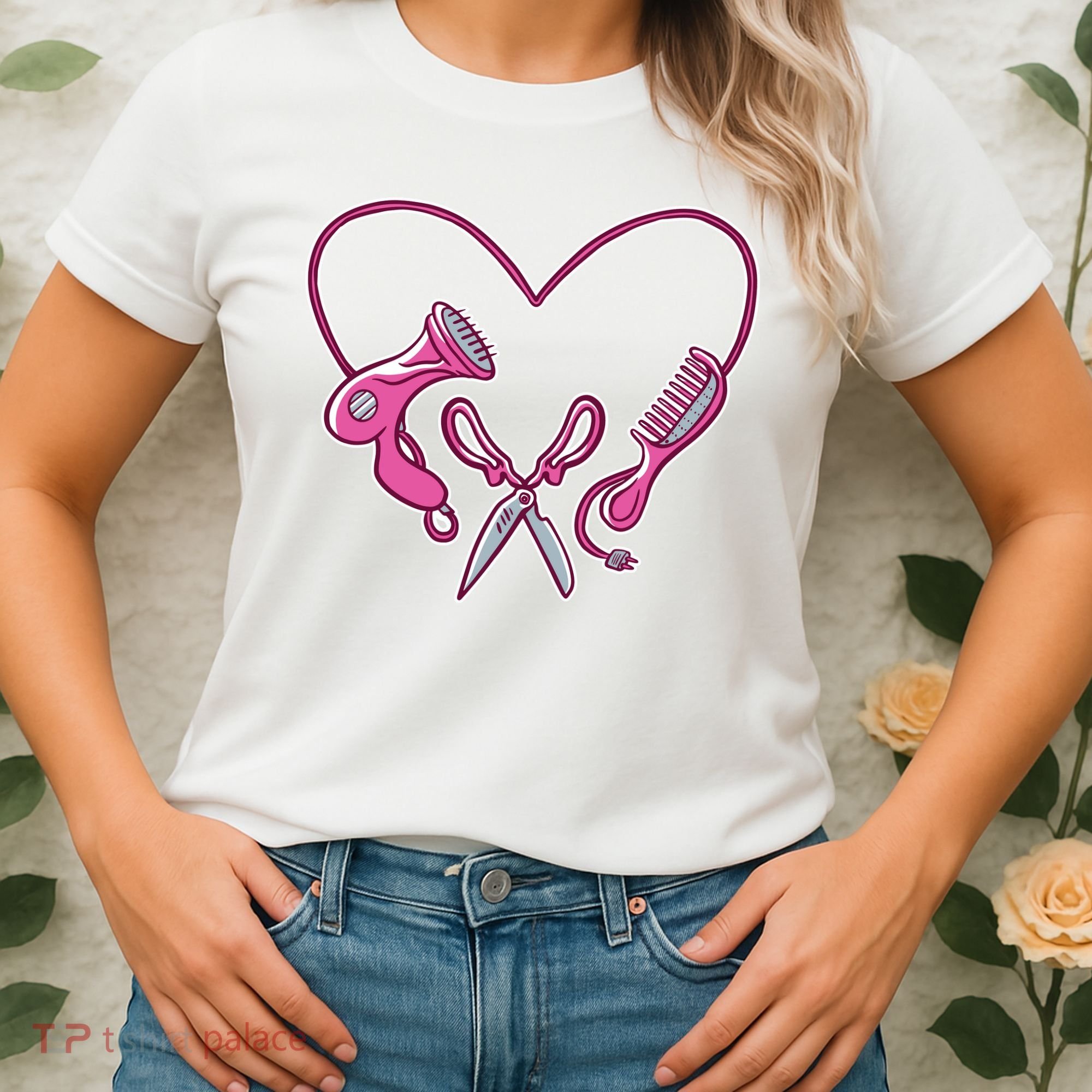 Hairdresser Heart Tools Women's T-Shirt