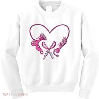 Hairdresser Heart Tools Kids Sweatshirt thumb 0