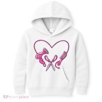 Hairdresser Heart Tools Kids Hoodie thumb 0