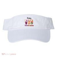 Happy Halloween Thanksgiving Christmas Coffee Lover Visor thumb 0