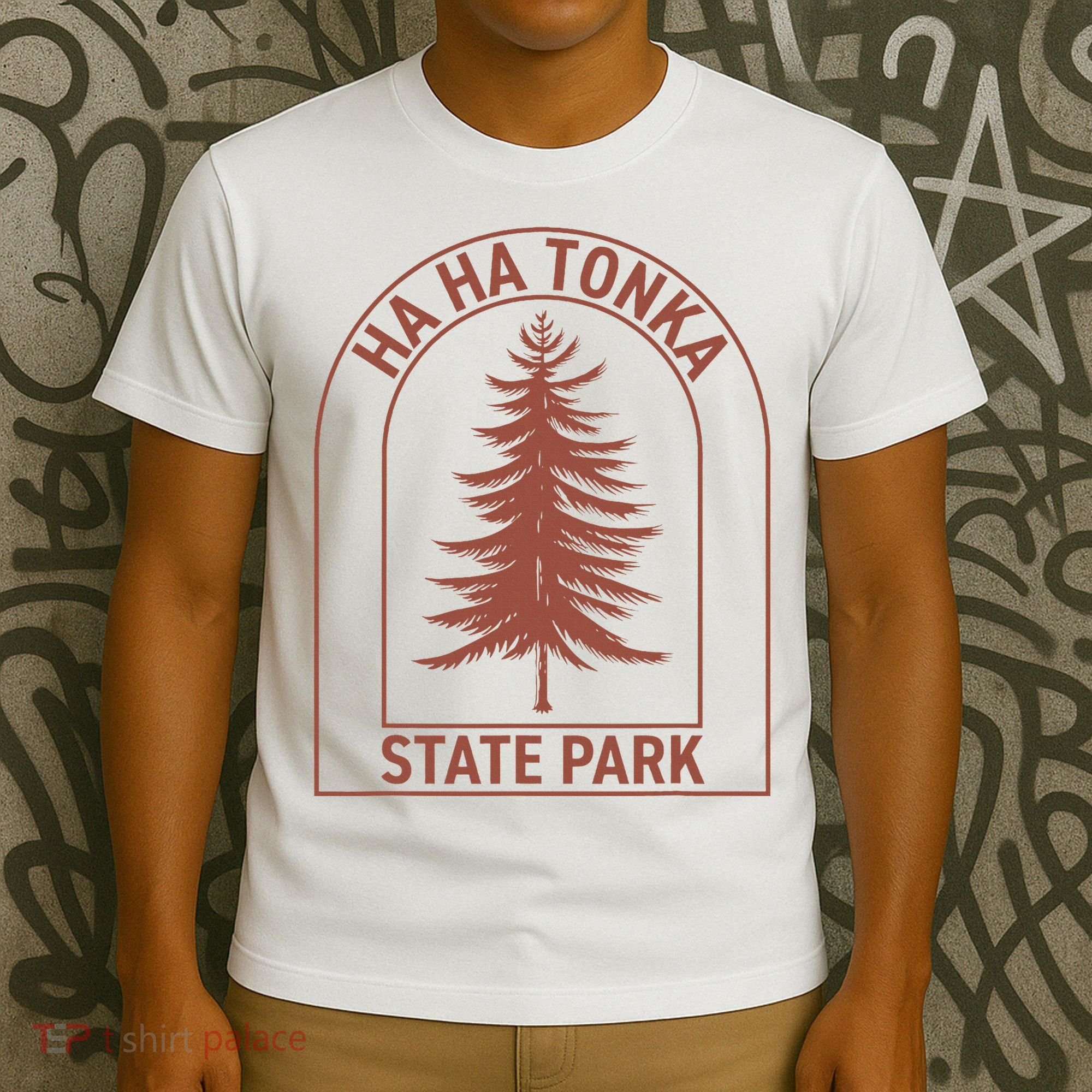 Ha Ha Tonka State Park Missouri Vintage Tree T-Shirt