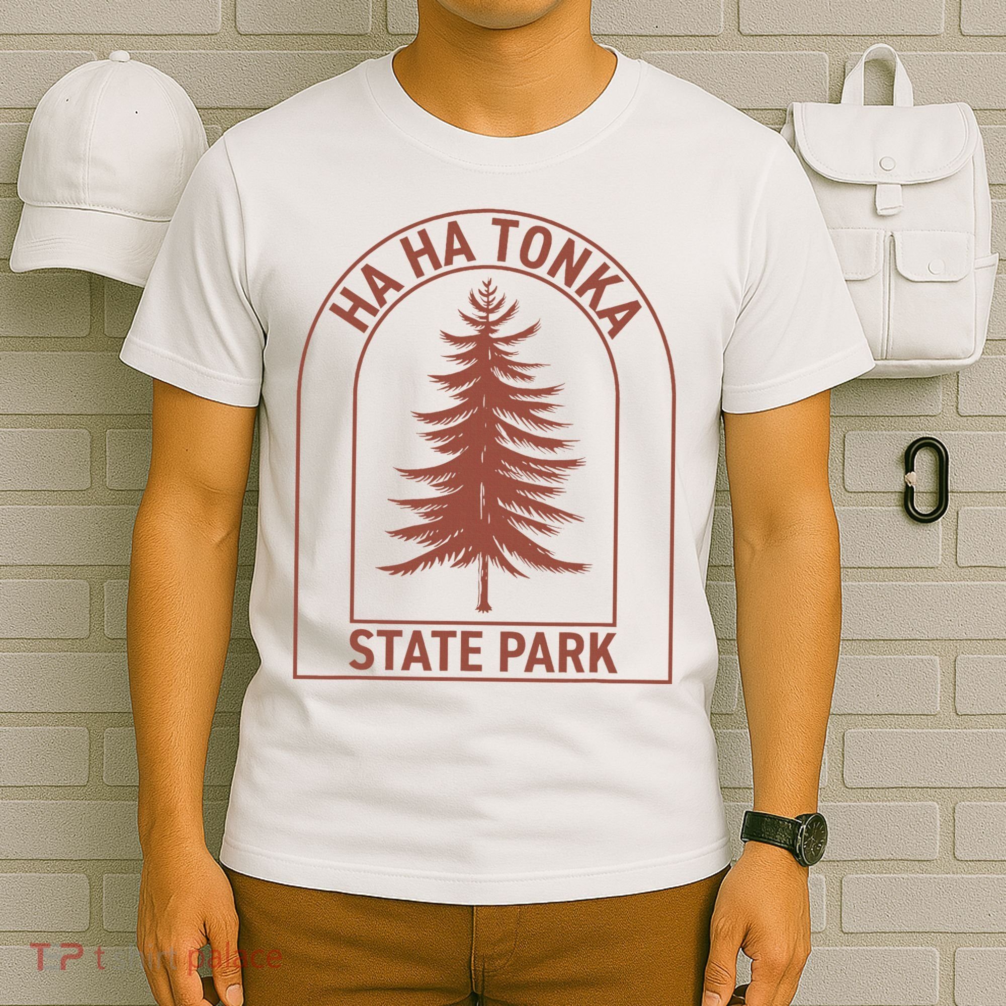 Ha Ha Tonka State Park Missouri Vintage Tree T-Shirt