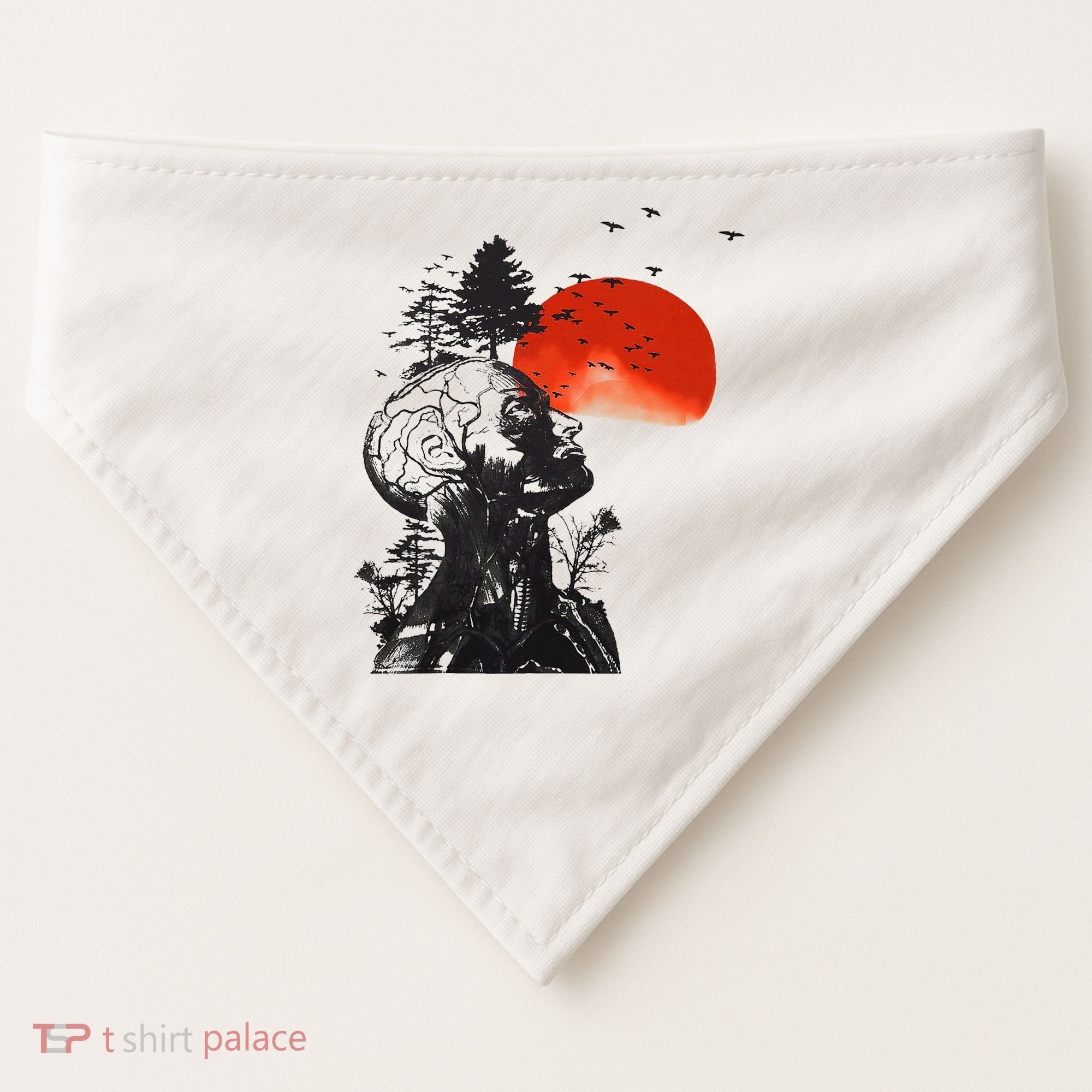 Hangover Human Tree USA-Made Doggie Bandana