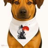 Hangover Human Tree USA-Made Doggie Bandana thumb 1