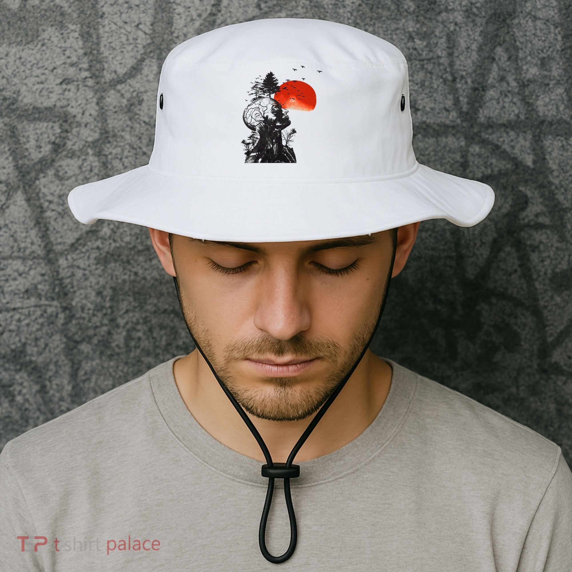 Hangover Human Tree Bucket Hat