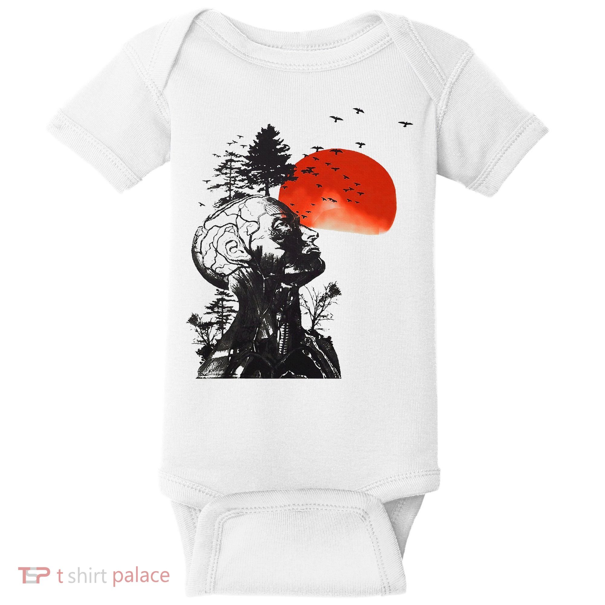 Hangover Human Tree Baby Bodysuit