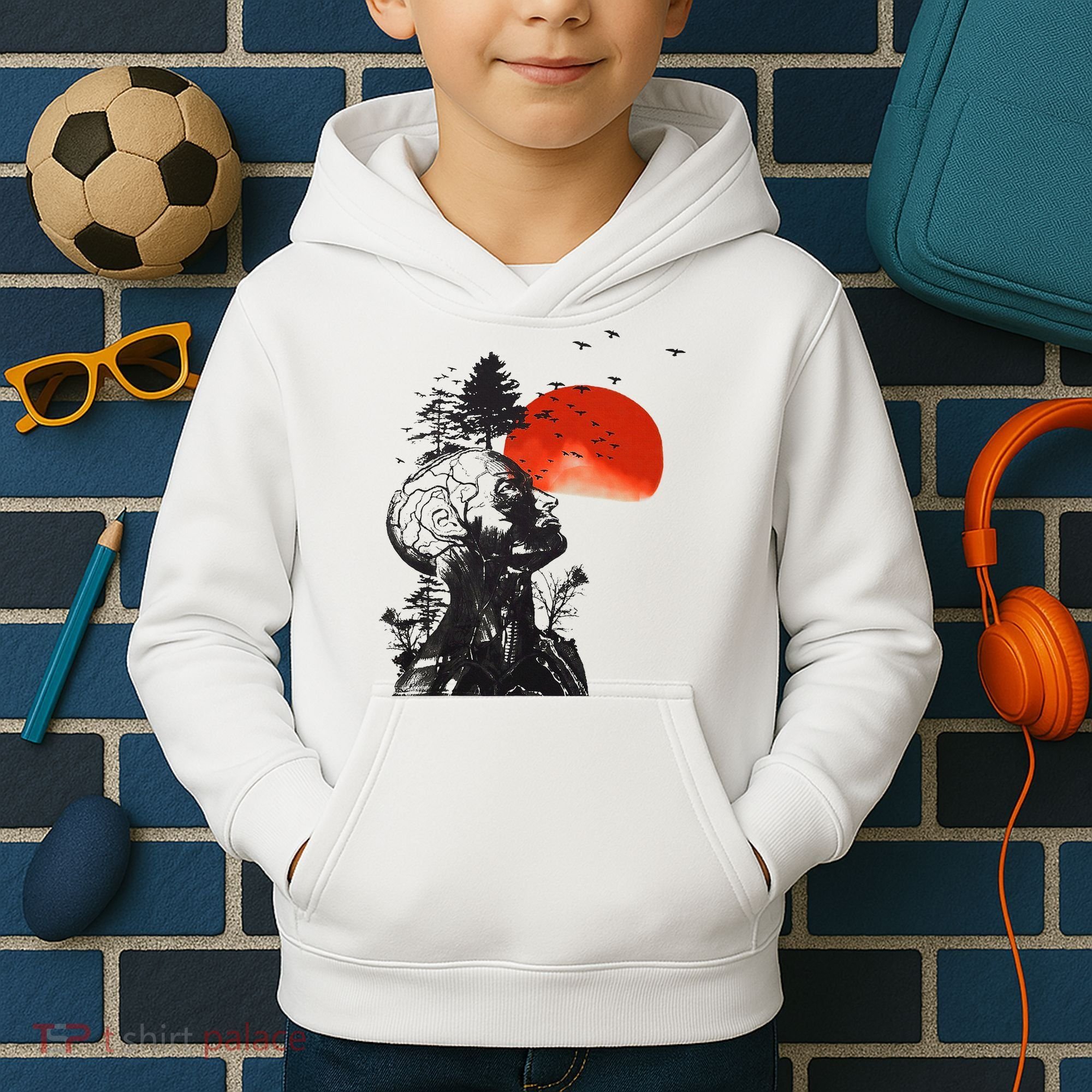 Hangover Human Tree Kids Hoodie