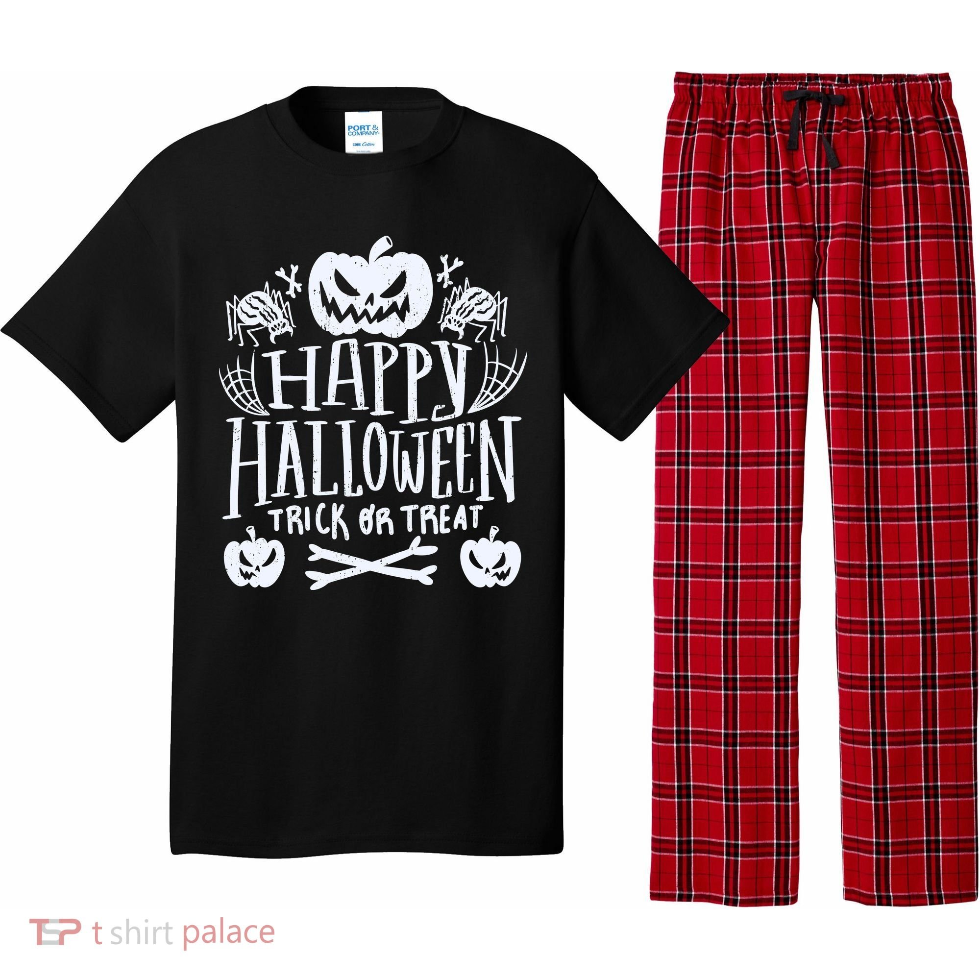 Happy Halloween Trick Or Treat Pajama Set