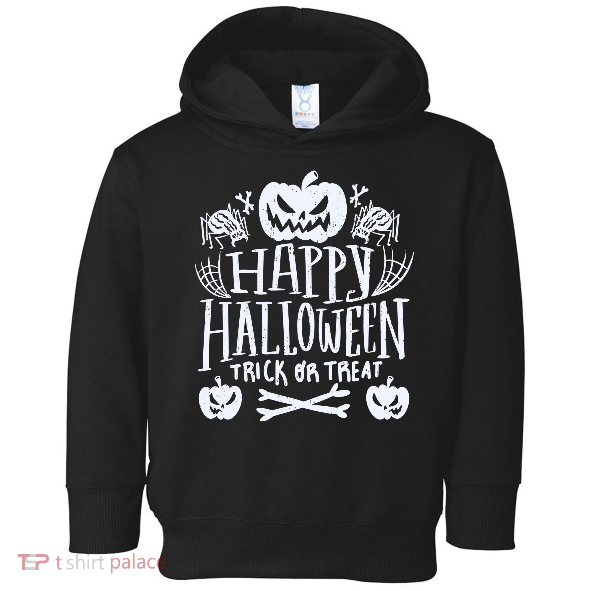 Happy Halloween Trick Or Treat Toddler Hoodie