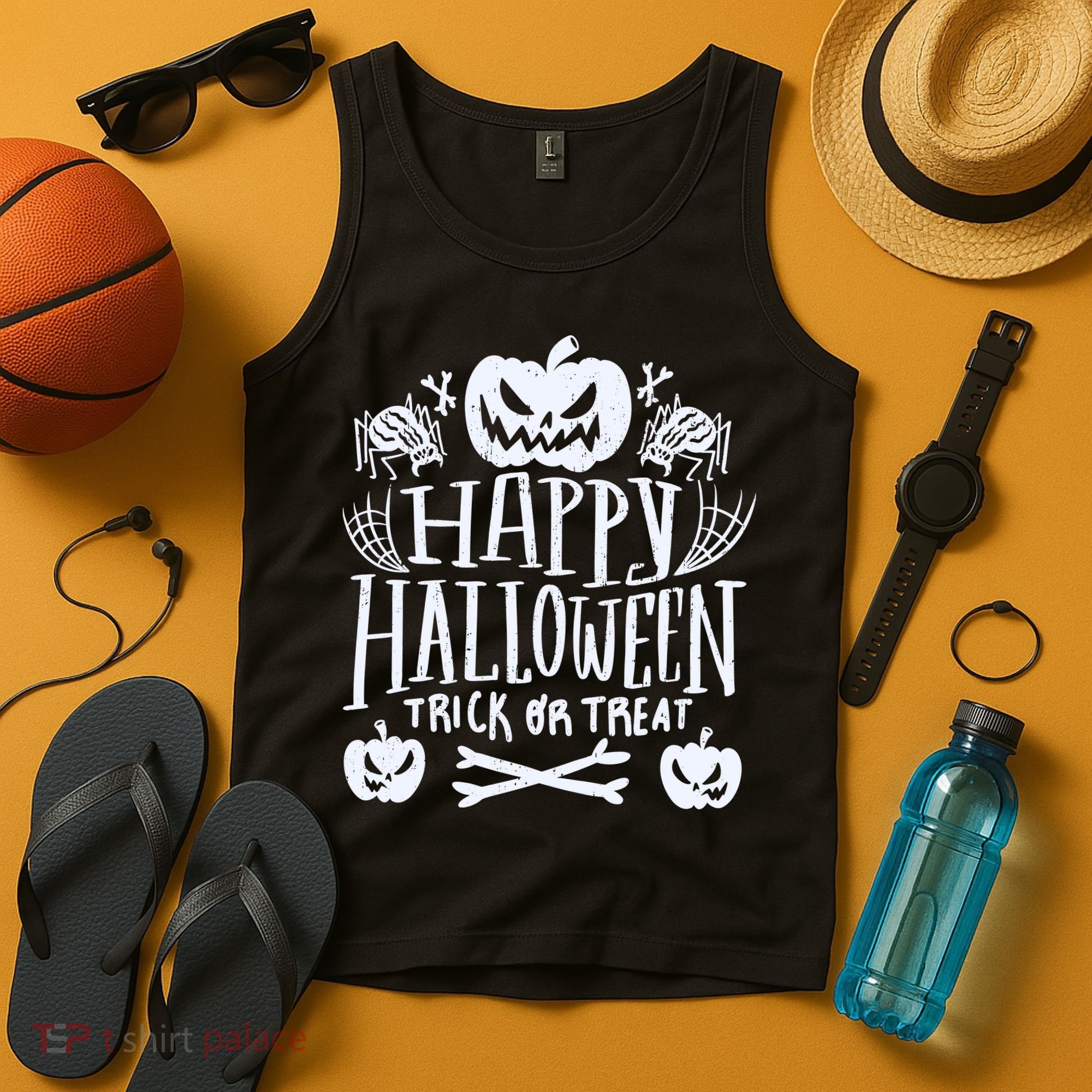 Happy Halloween Trick Or Treat Tank Top