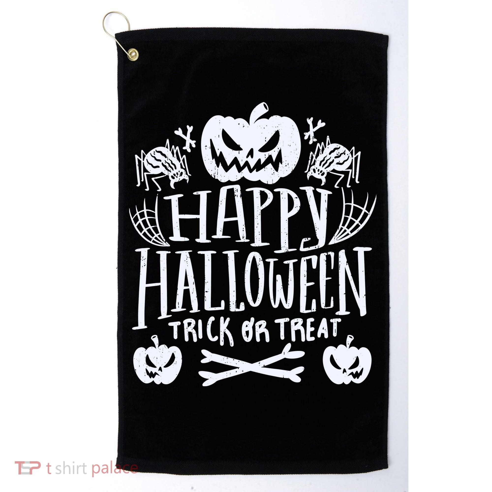 Happy Halloween Trick Or Treat Golf Towel