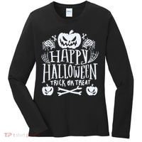 Happy Halloween Trick Or Treat Women's Long Sleeve Shirt thumb 0