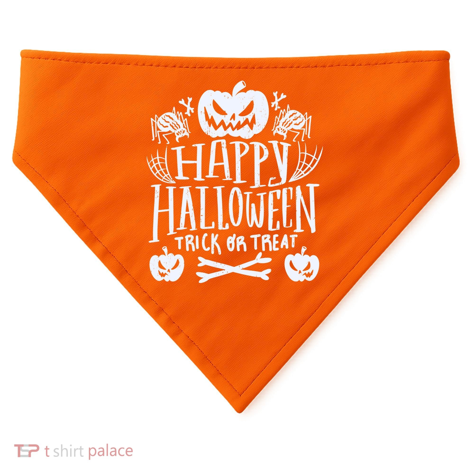 Happy Halloween Trick Or Treat USA-Made Doggie Bandana