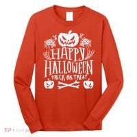 Happy Halloween Trick Or Treat Long Sleeve Shirt thumb 0