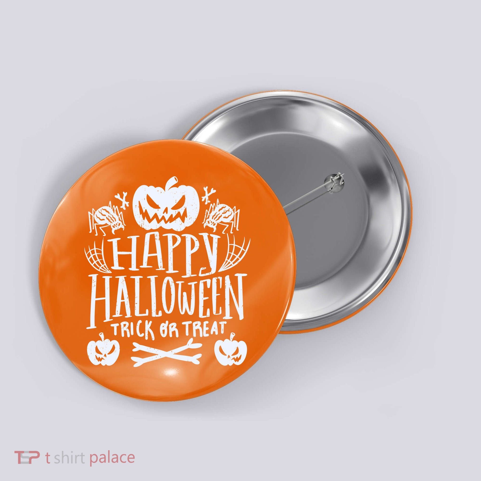 Happy Halloween Trick Or Treat Button