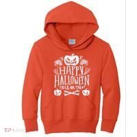 Happy Halloween Trick Or Treat Kids Hoodie thumb 0