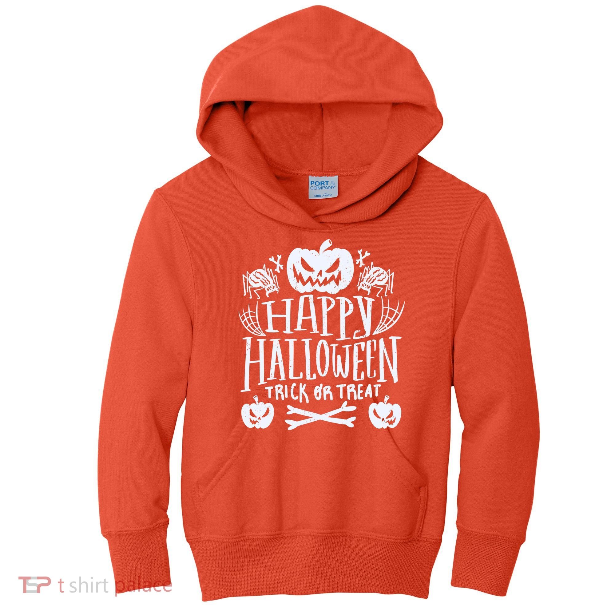Happy Halloween Trick Or Treat Kids Hoodie