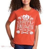 Happy Halloween Trick Or Treat Kids T-Shirt thumb 2