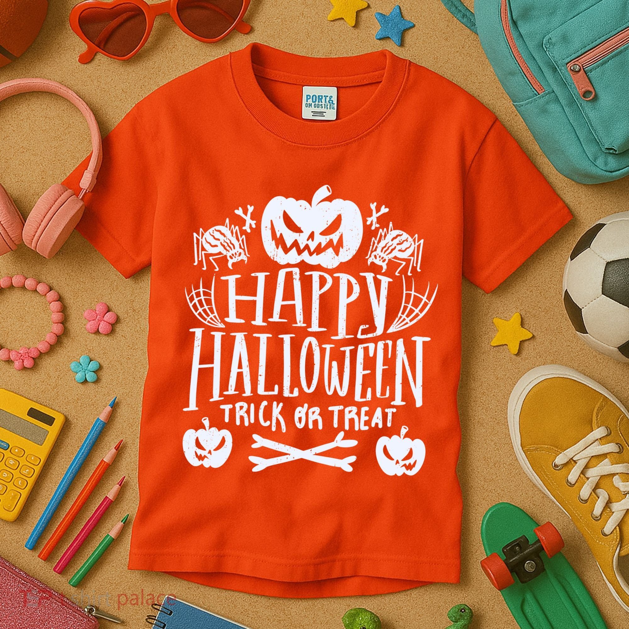 Happy Halloween Trick Or Treat Kids T-Shirt