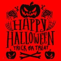 Happy Halloween Trick Or Treat Santa Hat thumb 1